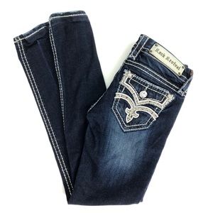 Rock Revival Karla dark wash low rise skinny Jean